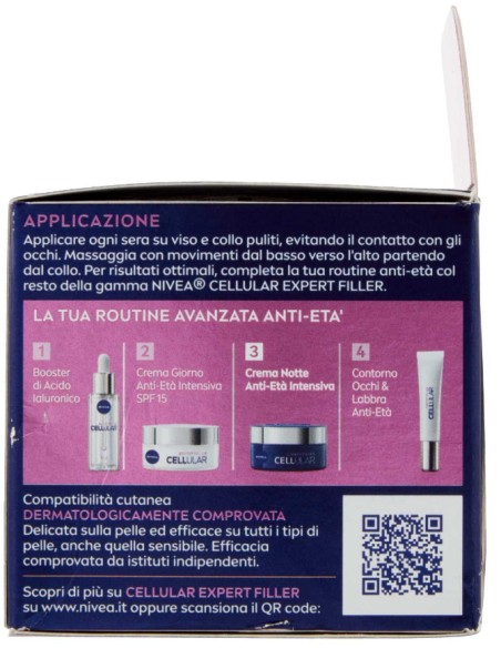 nivea crema viso 50ml - cellular anti-age - notte - rinnovatore giovinezza: tuttocasashop.it: igiene e cura della persona