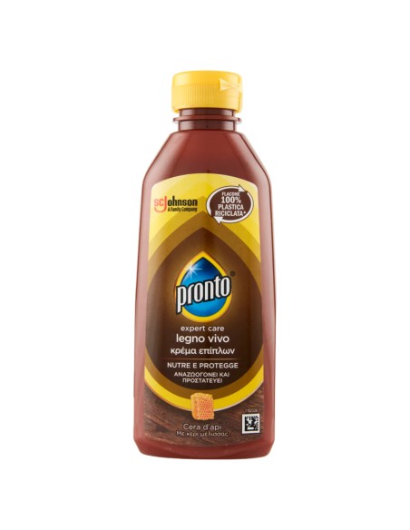 pronto legnovivo crema - 200ml - con cera d'api - nutre e protegge il legno: tuttocasashop.it: pulizia e cura della casa