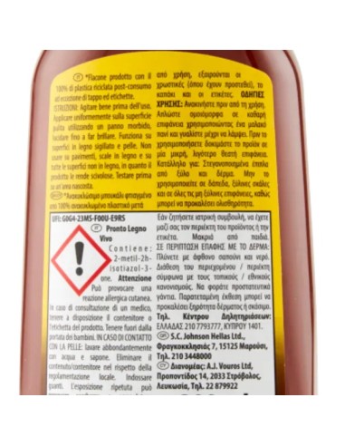 pronto legnovivo crema - 200ml - con cera d'api - nutre e protegge il legno: tuttocasashop.it: pulizia e cura della casa
