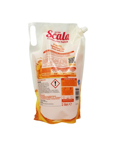 scala detersivo liquido per piatti a mano - ecoricarica da 2 litri - agrumi: tuttocasashop.it: pulizia e cura della casa