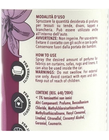 sweet home essenza profumante ambiente e tessuti 250ml - fiorito: tuttocasashop.it: pulizia e cura della casa