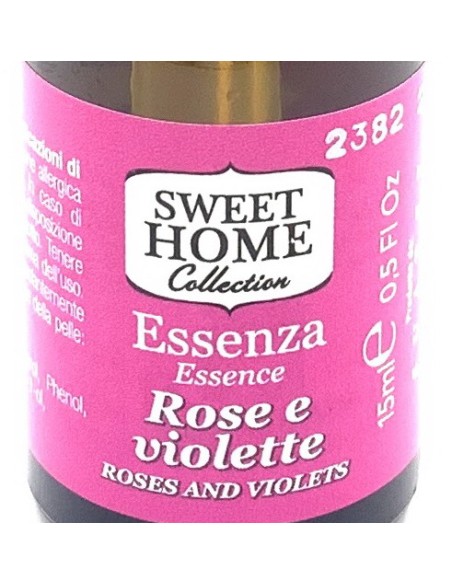 suarez sweet home oli essenziali 20ml essenza profumante - rosa e violette: tuttocasashop.it: pulizia e cura della casa