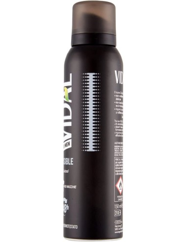 vidal deodorante spray - 150ml - for men invisible 48h 0% alcool no macchie: tuttocasashop.it: igiene e cura della persona