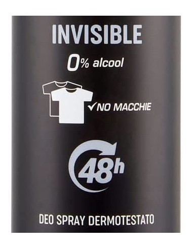 vidal deodorante spray - 150ml - for men invisible 48h 0% alcool no macchie: tuttocasashop.it: igiene e cura della persona