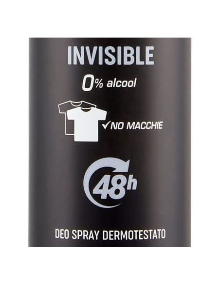 vidal deodorante spray - 150ml - for men invisible 48h 0% alcool no macchie: tuttocasashop.it: igiene e cura della persona
