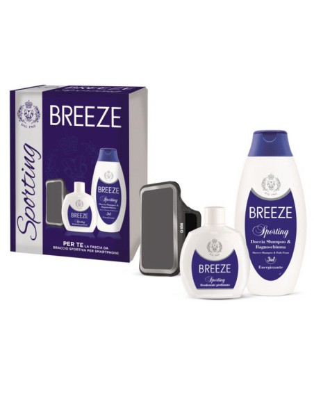breeze sporting: deodorante 100ml + docciashampoo 400ml + fascia sport: tuttocasashop.it: igiene e cura della persona