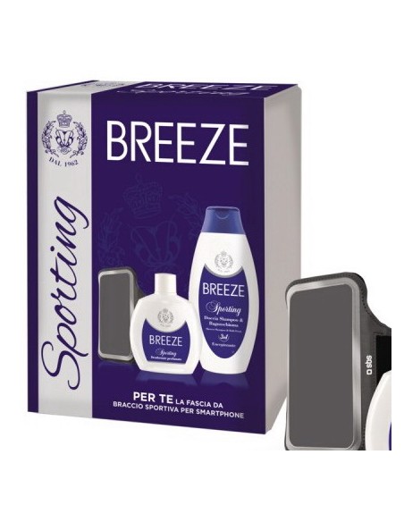 breeze sporting: deodorante 100ml + docciashampoo 400ml + fascia sport: tuttocasashop.it: igiene e cura della persona
