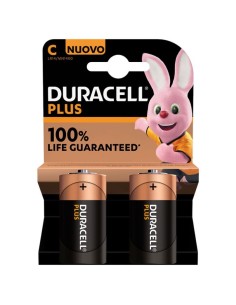 duracell plus pile formato c 1/2torcia 1.5v - 2 pezzi - alkaline: tuttocasashop.it: altro - bazar
