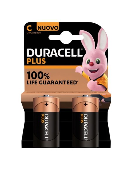 duracell plus pile formato c 1/2torcia 1.5v - 2 pezzi - alkaline: tuttocasashop.it: altro - bazar