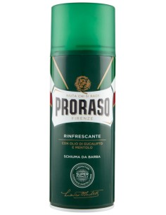 proraso schiuma da barba 400ml - rinfrescante tonificante eucalipto mentolo: tuttocasashop.it: igiene e cura della persona