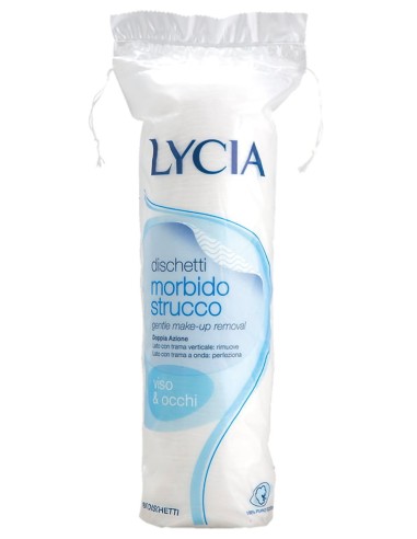 lycia morbido strucco viso & occhi - 80 dischetti levatrucco: tuttocasashop.it: igiene e cura della persona