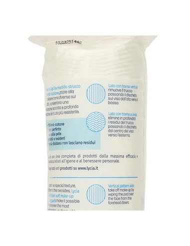lycia morbido strucco viso & occhi - 80 dischetti levatrucco: tuttocasashop.it: igiene e cura della persona