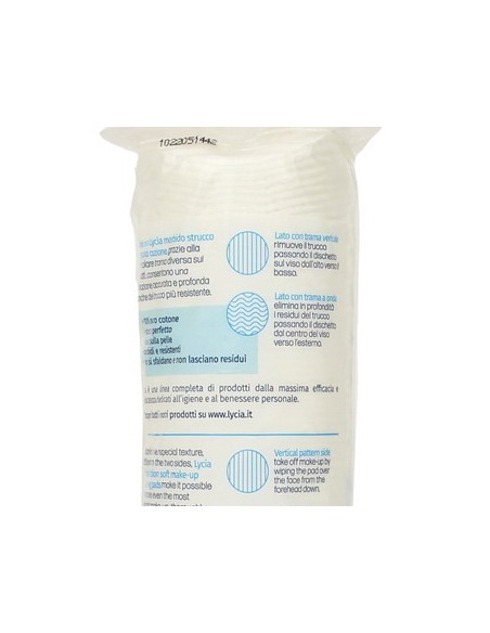 lycia morbido strucco viso & occhi - 80 dischetti levatrucco: tuttocasashop.it: igiene e cura della persona