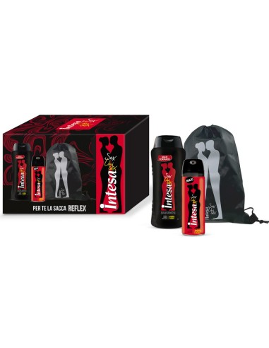 intesa sex unisex confezione: docciashampoo 300ml + deo spray 150ml + sacca: tuttocasashop.it: igiene e cura della persona