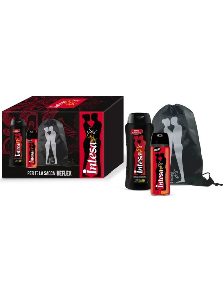 intesa sex unisex confezione: docciashampoo 300ml + deo spray 150ml + sacca: tuttocasashop.it: igiene e cura della persona