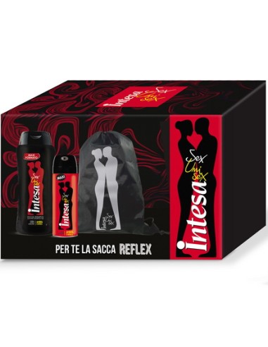 intesa sex unisex confezione: docciashampoo 300ml + deo spray 150ml + sacca: tuttocasashop.it: igiene e cura della persona
