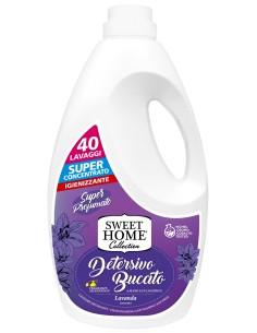 sweet home detersivo liquido per bucato - 40 lavaggi - 2 litri - lavanda: tuttocasashop.it: prodotti per bucato e tessuti