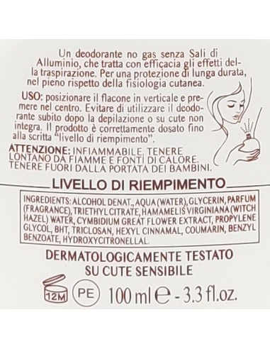 giardino dei sensi deo profumo vapo squeeze - 100ml - orchidea: tuttocasashop.it: igiene e cura della persona