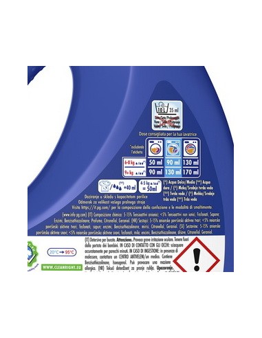 dash detersivo lavatrice liquido 21 lavaggi 1050ml - salva colore: tuttocasashop.it: prodotti per bucato e tessuti