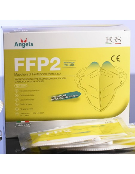 1 mascherina filtrante ffp2 nr - bianca - imbustate singolarmente - ce0477: tuttocasashop.it: igiene e cura della persona