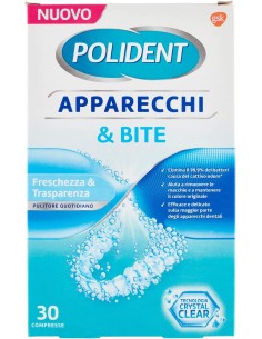 polident 30 compresse effervescenti - per la pulizia di apparecchi & bite: tuttocasashop.it: igiene e cura della persona