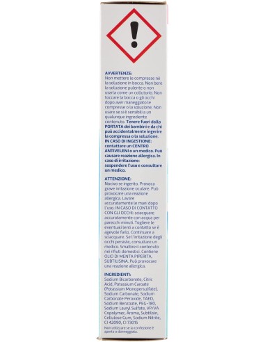 polident 30 compresse effervescenti - per la pulizia di apparecchi & bite: tuttocasashop.it: igiene e cura della persona