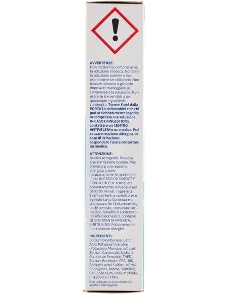 polident 30 compresse effervescenti - per la pulizia di apparecchi & bite: tuttocasashop.it: igiene e cura della persona