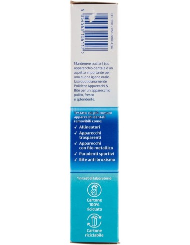 polident 30 compresse effervescenti - per la pulizia di apparecchi & bite: tuttocasashop.it: igiene e cura della persona