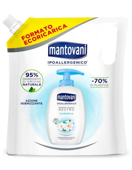 mantovani sapone sapone liquido - ecoricarica 750ml - classico: tuttocasashop.it: igiene e cura della persona