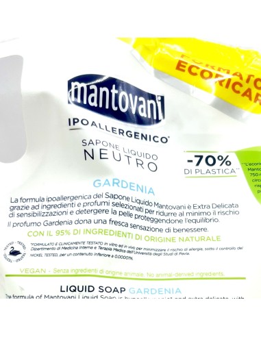mantovani sapone sapone liquido - ecoricarica 750ml - classico: tuttocasashop.it: igiene e cura della persona