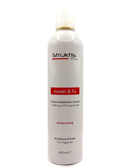 strukti spuma fissante per capelli 400ml - model&fix strong fruit fragrance: tuttocasashop.it: igiene e cura della persona
