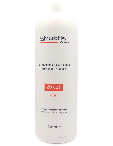 struktis attivatore in crema - ossigeno 20 volumi - ossidante per tintura: tuttocasashop.it: igiene e cura della persona
