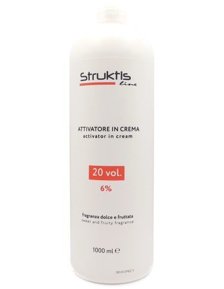 struktis attivatore in crema - ossigeno 20 volumi - ossidante per tintura: tuttocasashop.it: igiene e cura della persona