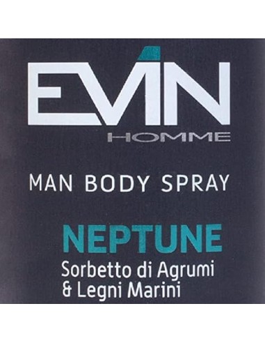 evin deodorante spray uomo 150ml - neptune sorbetto di agrumi e legni marini: tuttocasashop.it: igiene e cura della persona