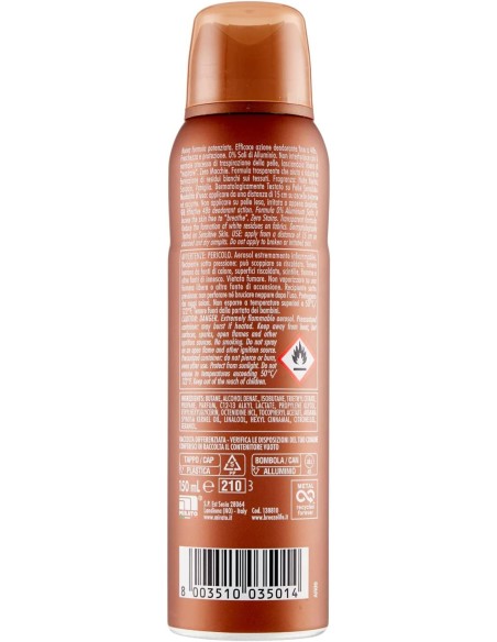 breeze deodorante spray - 150ml - argan - vaniglia e sandalo - zero macchie: tuttocasashop.it: igiene e cura della persona