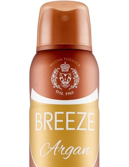 breeze deodorante spray - 150ml - argan - vaniglia e sandalo - zero macchie: tuttocasashop.it: igiene e cura della persona