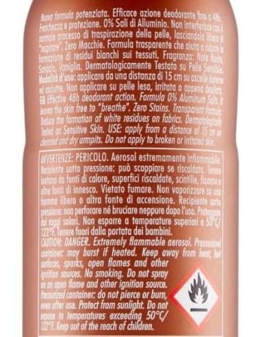 breeze deodorante spray - 150ml - argan - vaniglia e sandalo - zero macchie: tuttocasashop.it: igiene e cura della persona
