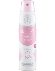 breeze deodorante spray - 150ml - perfect beauty - 0% alcool - zero macchie: tuttocasashop.it: igiene e cura della persona