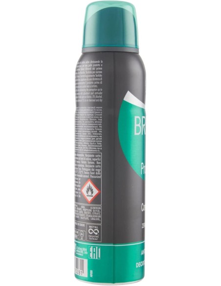 breeze deodorante spray - 150ml - men dry protection - zero alcool e macchie: tuttocasashop.it: igiene e cura della persona