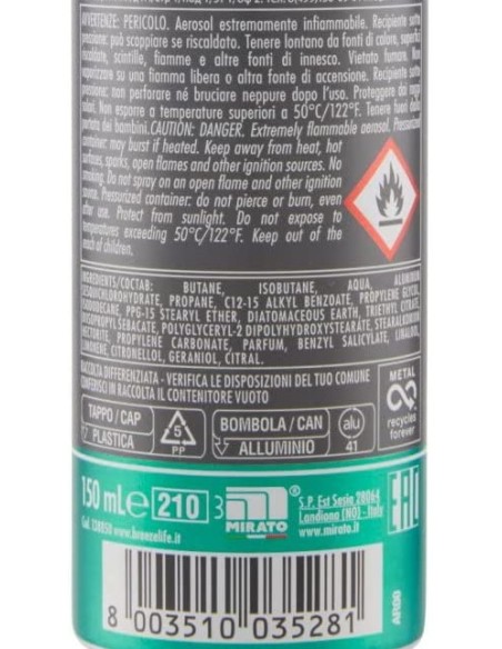 breeze deodorante spray - 150ml - men dry protection - zero alcool e macchie: tuttocasashop.it: igiene e cura della persona