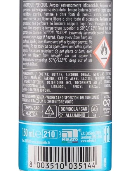 breeze deodorante spray - 150ml - men fresh protection - 48h - zero macchie: tuttocasashop.it: igiene e cura della persona
