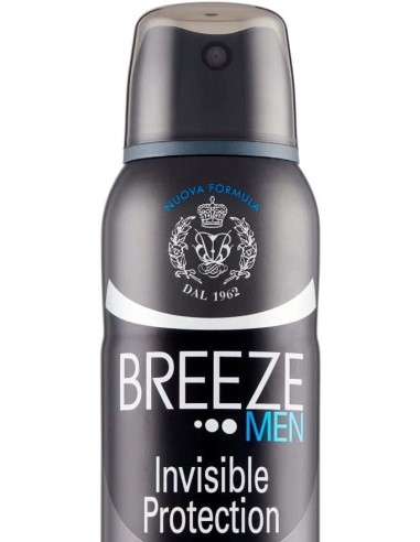 breeze deodorante spray - 150ml - men invisible protection - anti macchie: tuttocasashop.it: igiene e cura della persona
