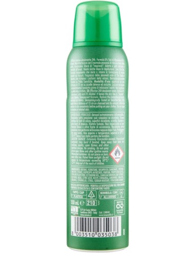 breeze deodorante spray - 150ml - natural essence - the verde - zero macchie: tuttocasashop.it: igiene e cura della persona