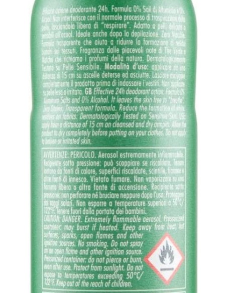 breeze deodorante spray - 150ml - natural essence - the verde - zero macchie: tuttocasashop.it: igiene e cura della persona