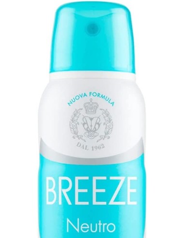 breeze deodorante spray - 150ml - neutro minerals - 0% alcool - zero macchie: tuttocasashop.it: igiene e cura della persona