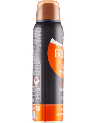 breeze deodorante spray - 150ml - men power protection - 48h - anti-macchie: tuttocasashop.it: igiene e cura della persona