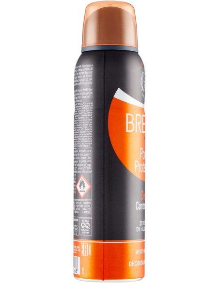 breeze deodorante spray - 150ml - men power protection - 48h - anti-macchie: tuttocasashop.it: igiene e cura della persona