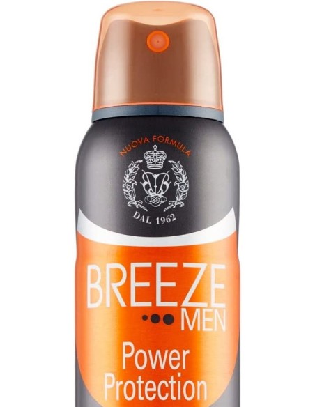 breeze deodorante spray - 150ml - men power protection - 48h - anti-macchie: tuttocasashop.it: igiene e cura della persona