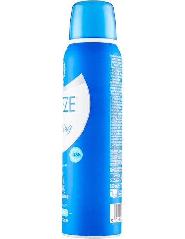 breeze deodorante spray - 150ml - sporting - lime e vetiver - zero macchie: tuttocasashop.it: igiene e cura della persona