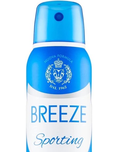breeze deodorante spray - 150ml - sporting - lime e vetiver - zero macchie: tuttocasashop.it: igiene e cura della persona
